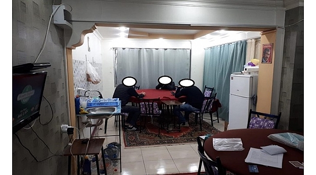 İş yerinde kumar oynayanlara 44 bin 550 lira ceza kesildi