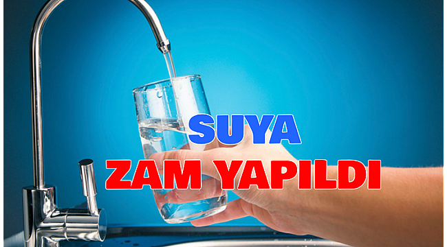 İzmir'de suya yüzde 15 zam yapıldı