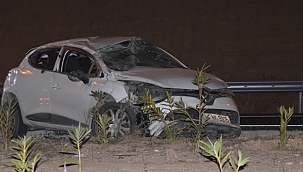 İzmir'de takla atan otomobilin sürücüsü hayatını kaybetti