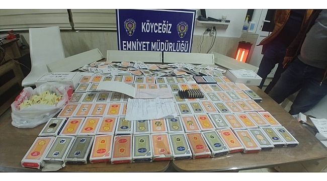 Köyceğiz'de kumar baskını