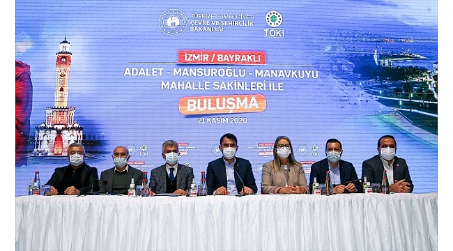 Kurum, Bayraklı'da mahalle sakinleriyle buluştu