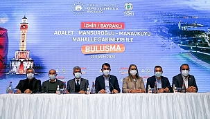 Kurum, Bayraklı'da mahalle sakinleriyle buluştu