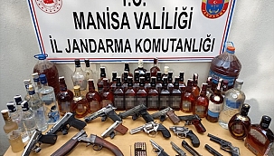 Manisa'da 3 bin 918 litre sahte içki ele geçirildi