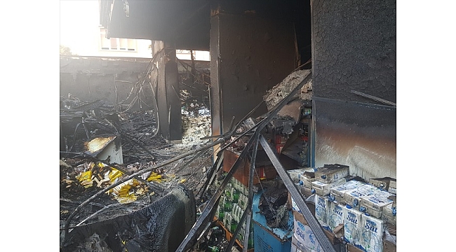 Muğla’da iş yeri yangını