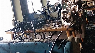 Muğla'da kafede çıkan yangın söndürüldü