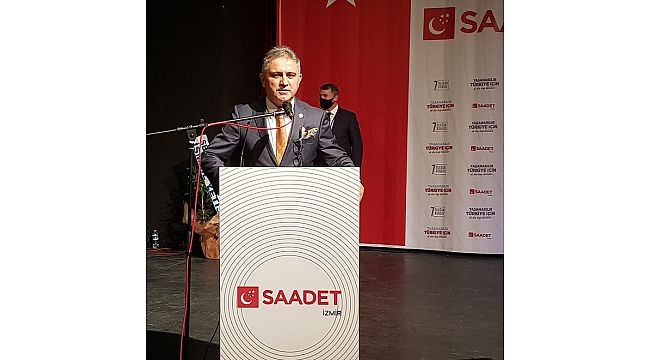 Saadet Partisi İzmir İl Başkanlığına Erduran, seçildi