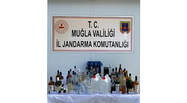 Sahte içki operasyonunda bir kişi gözaltına alındı