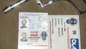 Sahte polis kimliği ve basın kartı bulunan zanlı yakalandı