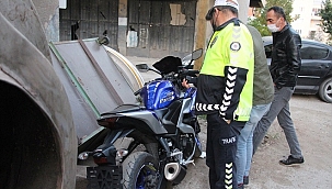 Salihli'den çalınan motosiklet, Kula'da bulundu
