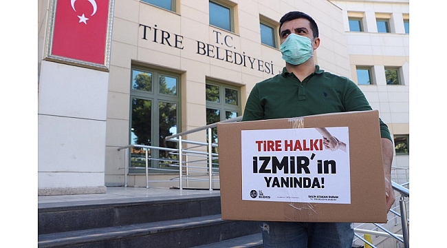 Tire Halkı Depremzelerin Yanında