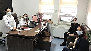 Aliağa'da AK Parti'li kadınlardan sağlık çalışanlarına destek