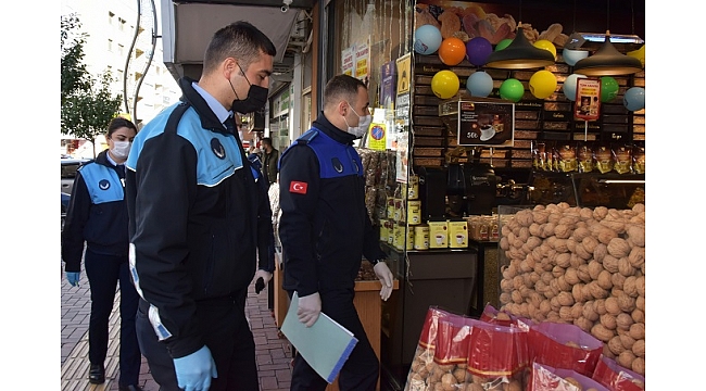 Aliağa Zabıtası Yılbaşı Denetiminde