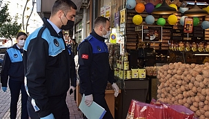 Aliağa Zabıtası Yılbaşı Denetiminde