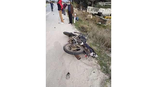 Aydın'da kamyonet ile motosiklet çarpıştı: 1 ölü,