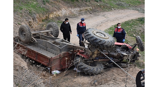 Aydın'da traktörün takla atması sonucu 1 kişi öldü