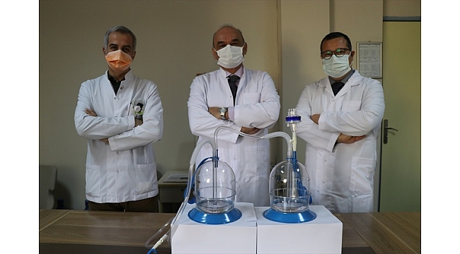 Doktorlar, Kovid-19 hastalarından bulaş riskini azaltan sistem geliştirdi