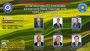 Ege’den online “Dünya Toprak Günü” etkinliği