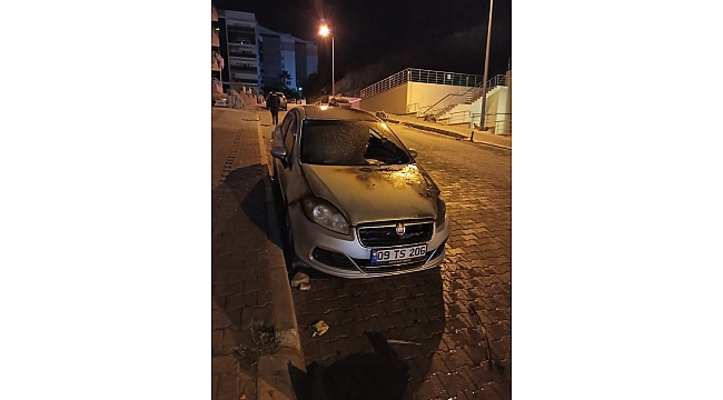 Eski Kayınbabasının otomobili kundaklayan şüpheli yakalandı