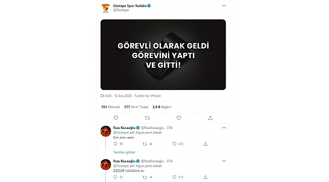 Göztepe&#039;den hakem tepkisi