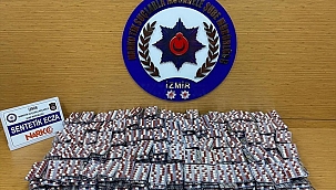 İzmir'de 16 bin 800 uyuşturucu hap ele geçirildi