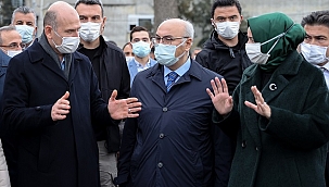 İzmir'deki depremle ilgili yürütülen çalışmaları inceledi
