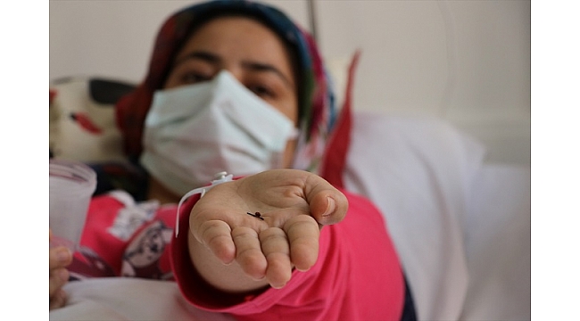 Kız bebekken yuttuğu toplu iğneden 17 yıl sonra kurtuldu