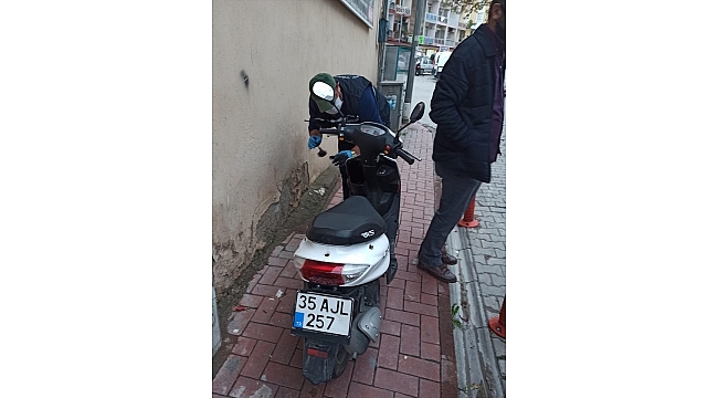 Kuryenin motosikletini çalan kişi tutuklandı