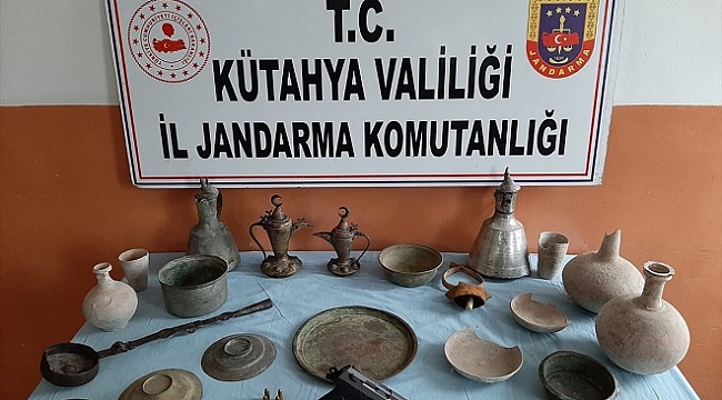 Kütahya'da tarihi eser kaçakçılığı operasyonu