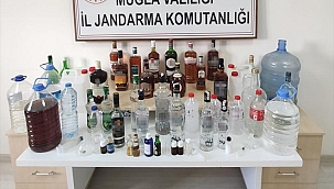 Muğla'da kaçak içki operasyonunda 3 şüpheli yakalandı