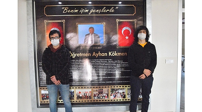 Öldürülen okul müdürü için anı köşesi oluşturuldu