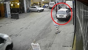 Otomobil hırsızlığı kamerada