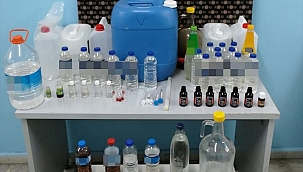 Sahte içki operasyonunda 3 şüpheli yakalandı
