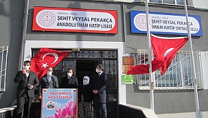 Şehit er Veysel Pekakça'nın ismi okulda yaşayacak