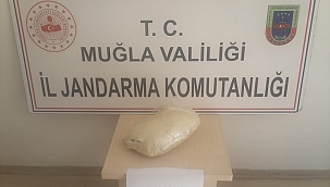 Taksideki müşterinin elindeki saksıda esrar ele geçirildi