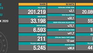 Türkiye'de son 24 saatte 211 kişi hayatını kaybetti