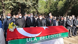 Ula Belediye Başkanı İsmail Akkaya son yolculuğuna uğurlandı