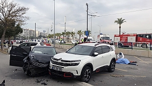 Yoldan çıkan otomobil yayalara çarptı: 1 ölü, 1 yaralı