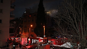 Apartmanda çıkan yangın söndürüldü