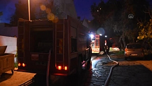 Bodrum'da iş yerinde çıkan yangın söndürüldü