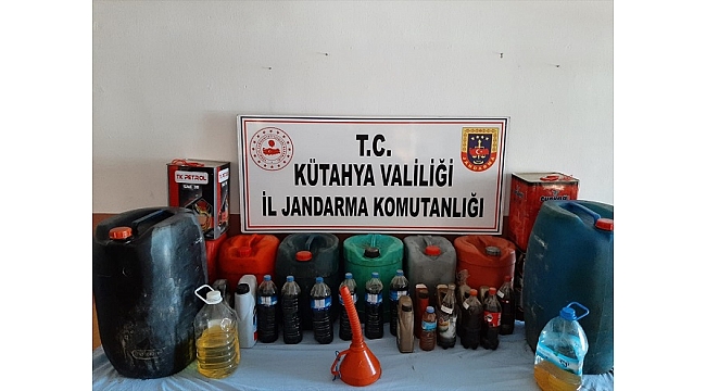 Gediz'de kaçak akaryakıt operasyonu