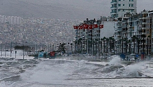 İzmir için kuvvetli rüzgar ve fırtına uyarısı
