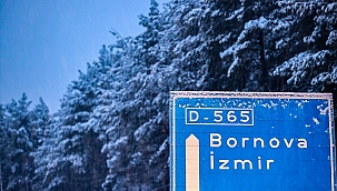 İzmir' kar sevinci