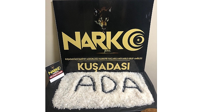 Kuşadası'nda 1 kilo 195 gram uyuşturucu ele geçirildi