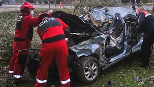 Muğla'da devrilen otomobilin sürücüsü hayatını kaybetti