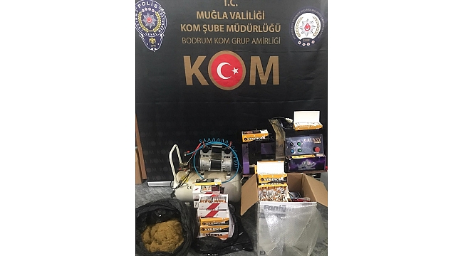 Muğla'da sahte içki ve kaçakçılıktan 21 şüpheliye adli işlem
