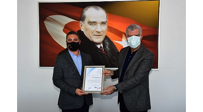 Narlıdere Belediyesi’ne ISO sertifikası 
