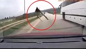 Otoyolda mucize kurtuluş
