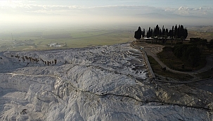 Pamukkale'yi 2020'de 625 bin kişi ziyaret etti