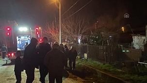 Tire'de ev yangını
