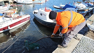 Yağmur,rüzgarla gelenler temizlendi